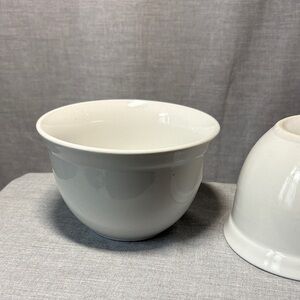 Pottery Barn - Oven to Table -  White Ceramic Bowl
